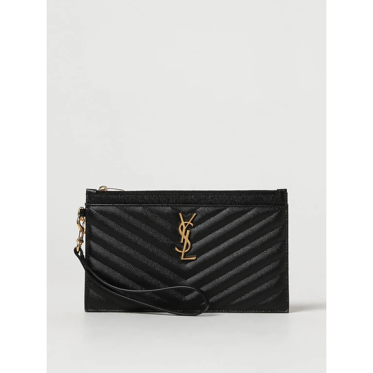 clutch in quilted grain de poudre leather (636313BOW011000)