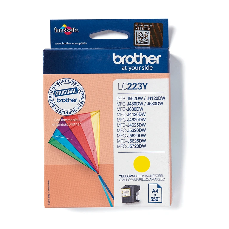 LC-223Y Ink cartridge yellow. 550 pages ISO/IEC 24711 5.9ml fo
