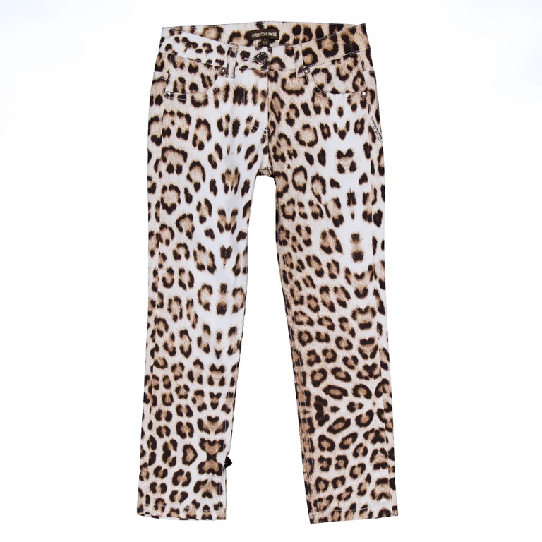 Junior Leopard-Print Jeans