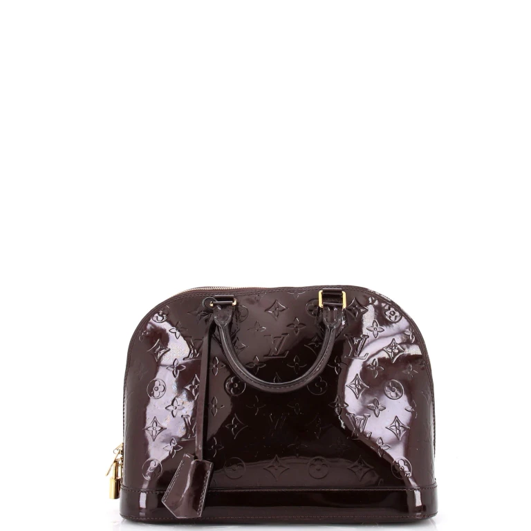 Alma Handbag Monogram Vernis PM