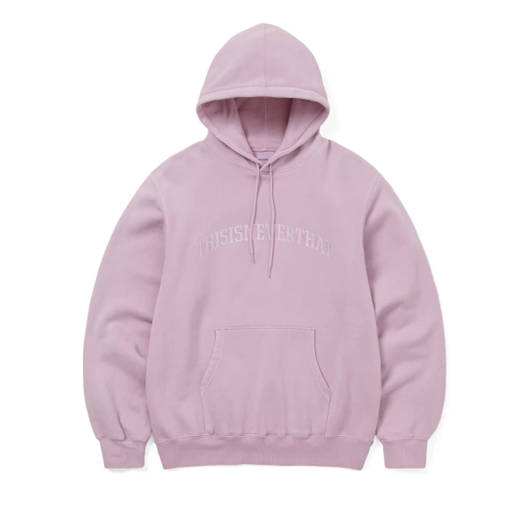 Arch-Logo Hoodie Plum