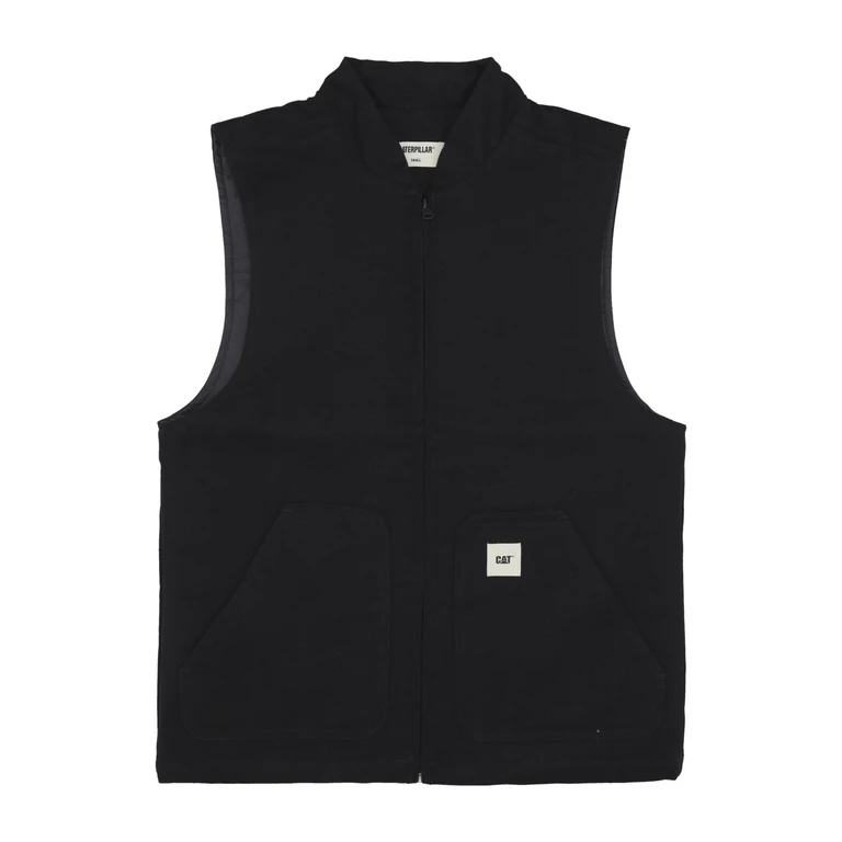 Men's Canvas Vest Black