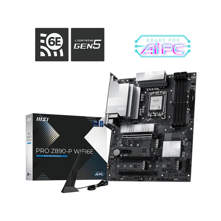 PRO Z890-P WIFI6E motherboard Intel Z890 LGA 1851 (Socket V1) ATX