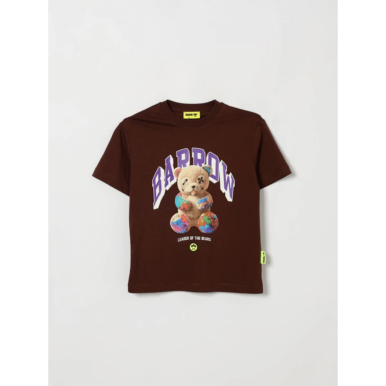 Teddy Bear Print Cotton Jersey T-shirt for Boys (F6BKJUTH027408)
