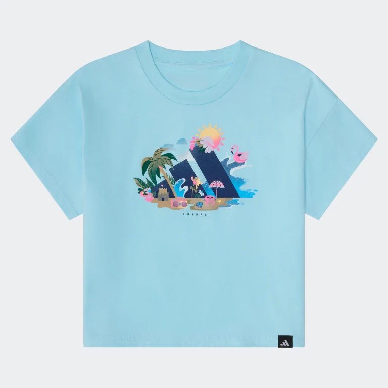 Girls' Ss Tee Gradient 3s Bike Short