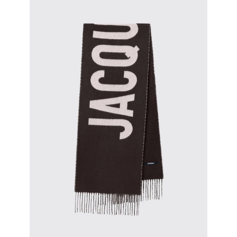 Pure Virgin Wool Scarf with Logo Print and Fringed Hem (ACU00435UAOT4001080)