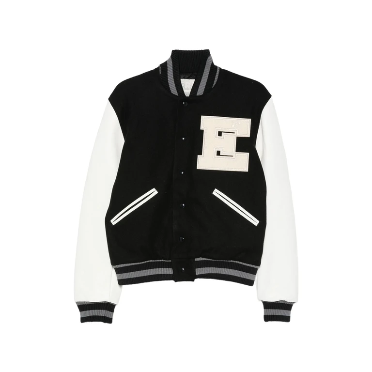 Logo-patch Panelled Jacket