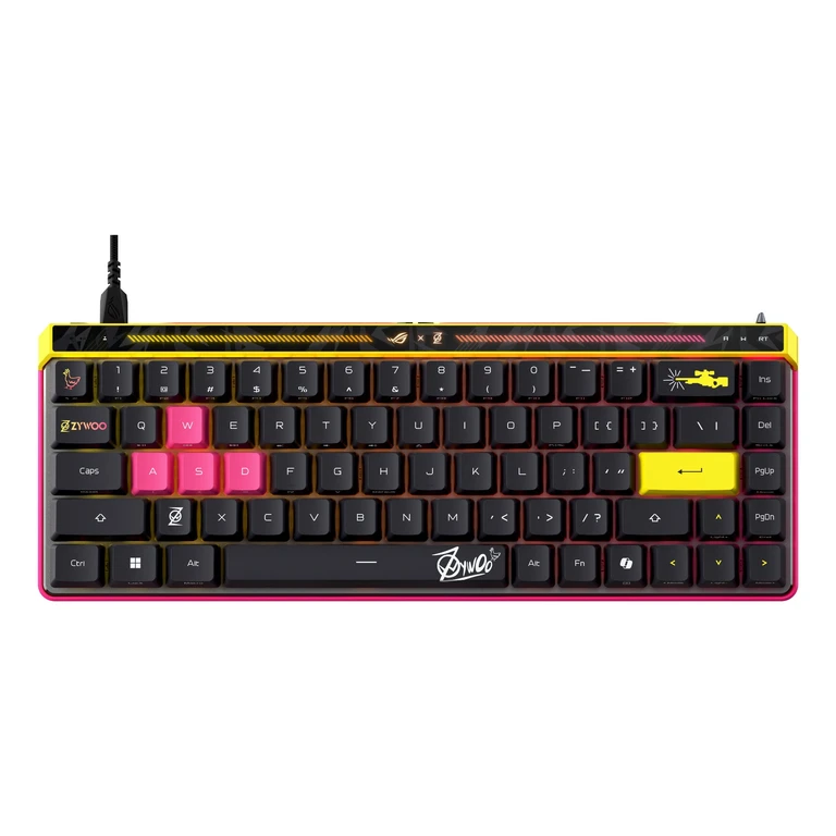 ROG Falchion Ace HFX ZywOo Edition keyboard Gaming USB QWERTY US International Black