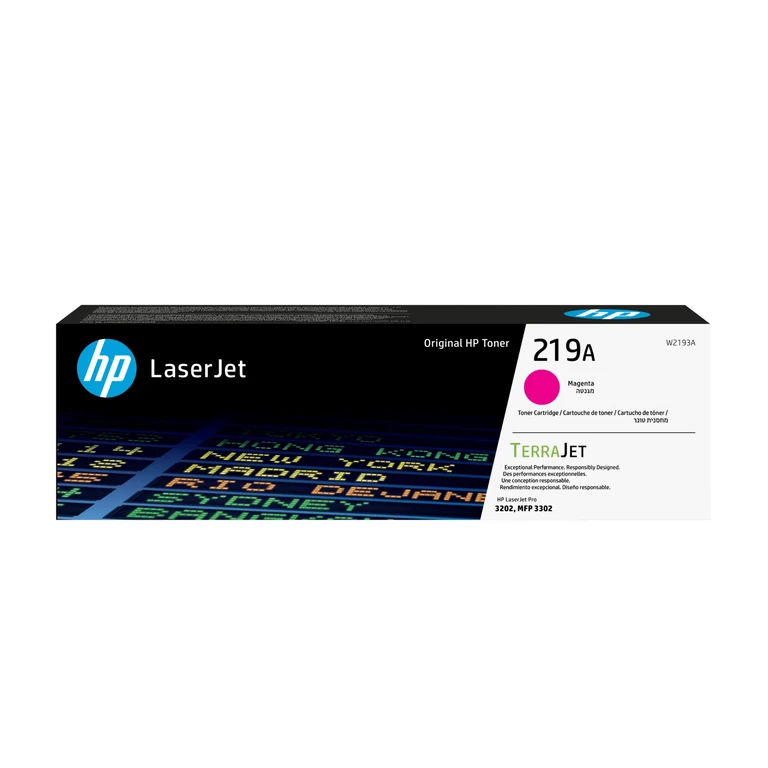 HP W2193A/219A Toner cartridge magenta. 1.2K pages ISO/IEC 19798 for H