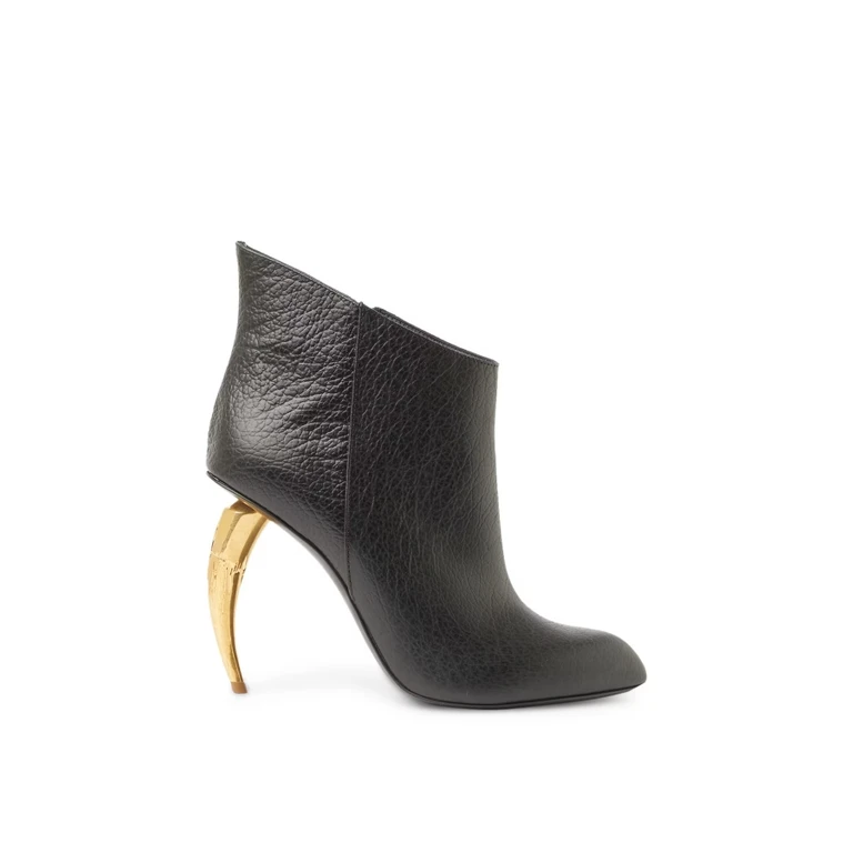 Saber Tooth Heel Booties