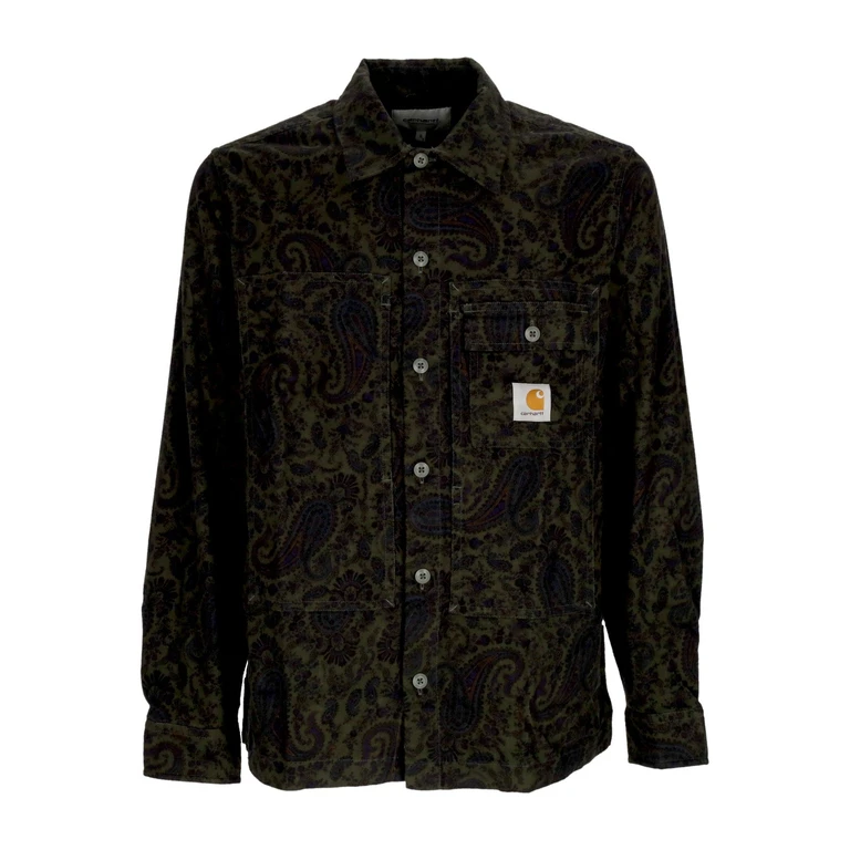 Men's Long Sleeve Shirt L/s Charter Shirt Paisley Print/plant