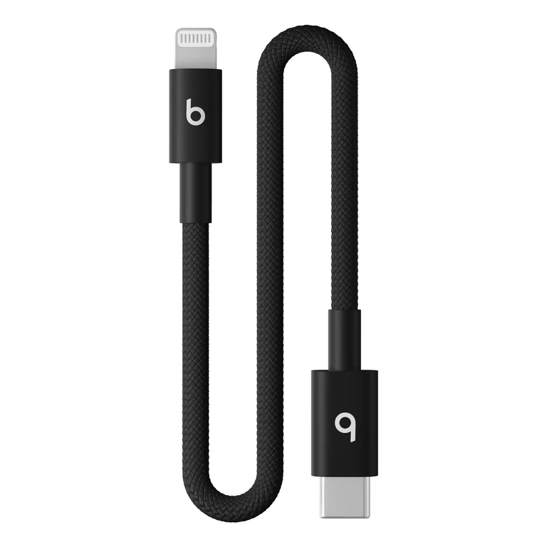 Apple MEQM4ZM/A lightning cable 0.2 m Black