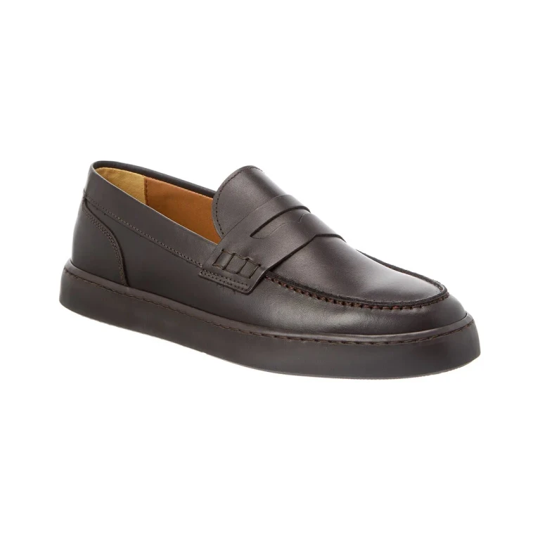 M by Bruno Magli Magnifico Leather Slip-On Sneaker