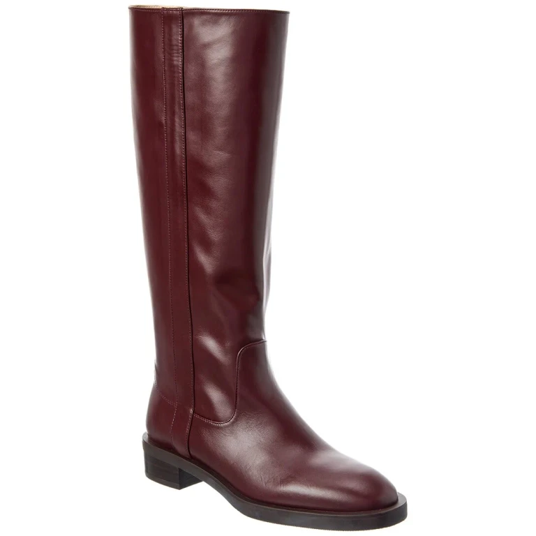 Lenora Leather Knee-High Boot
