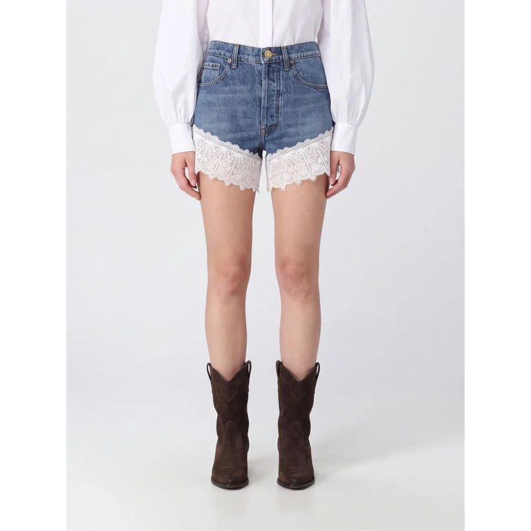 Shorts Woman color Denim (LWYC009E26DEN0024704MEDWADE)