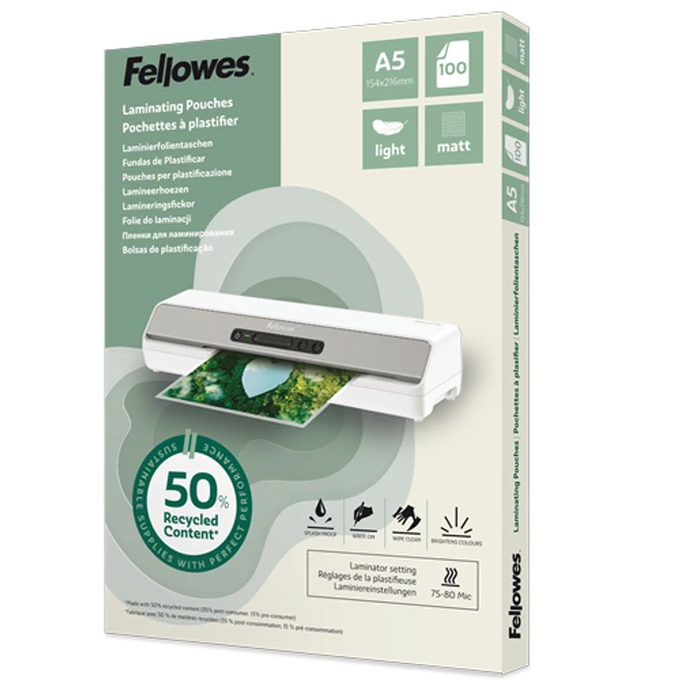 Fellowes 100143437 laminator pouch 100 pc(s)