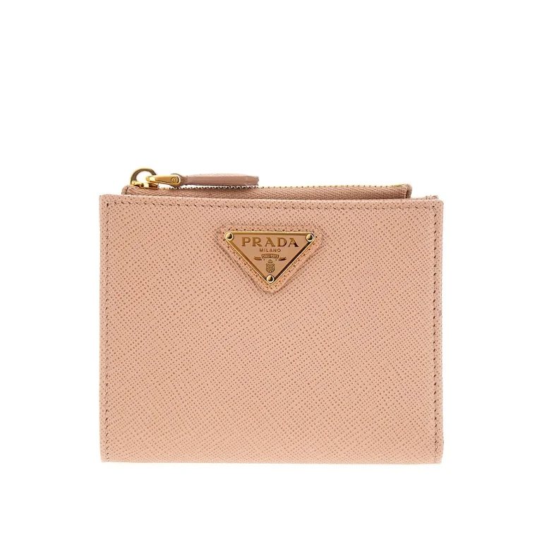 Saffiano leather bi-fold wallet Woman One Size