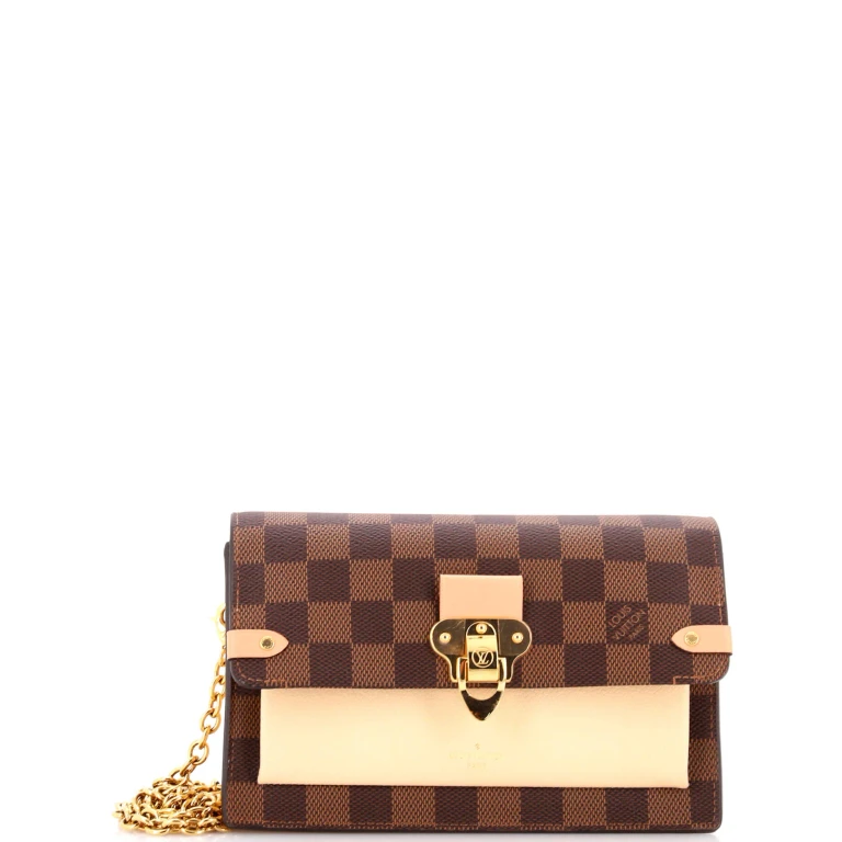 Vavin Chain Wallet NM Damier with Leather