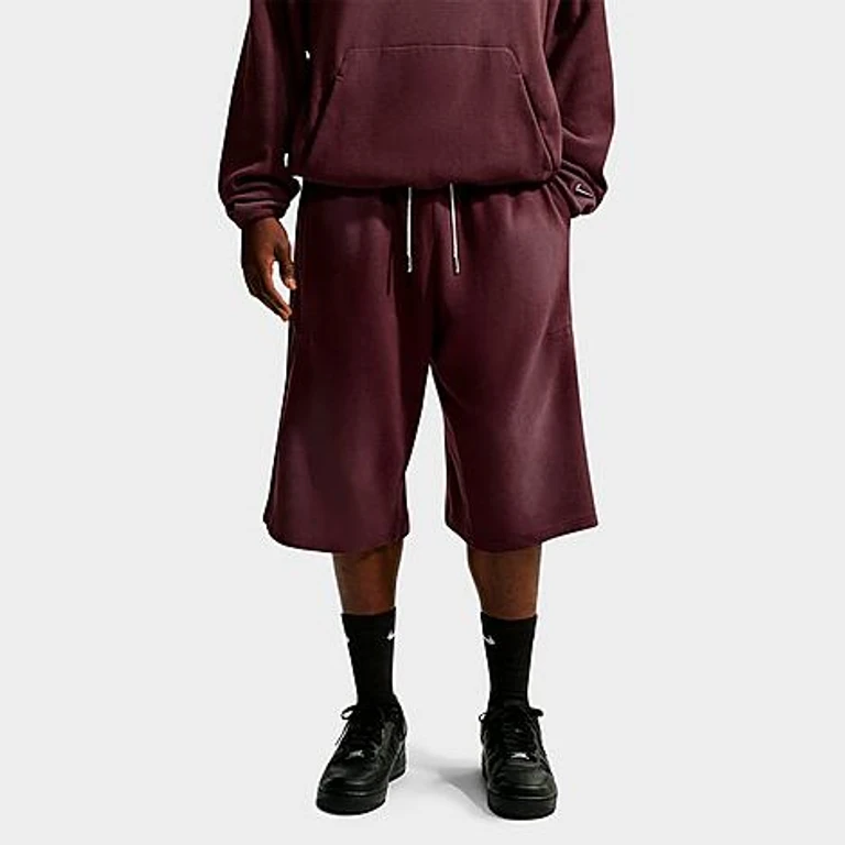 Men's Ja 14" Waffle Knit Shorts in Burgundy Crush Size: XS