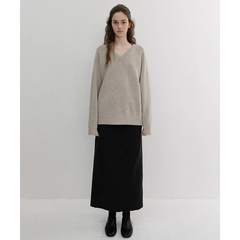 FLEECE MAXI SKIRT BLACK