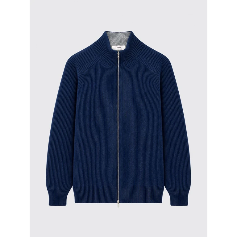 Wool and Cashmere Turtleneck Full-Zip Cardigan (ACLMML457AC67024850GR)