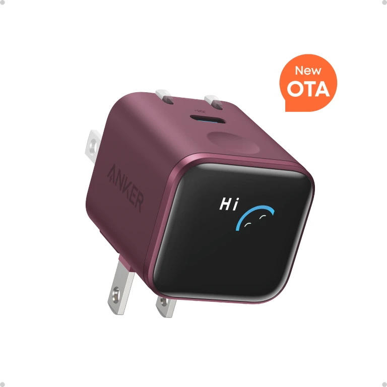 Nano Charger (45W, Smart Display, 180° Foldable)