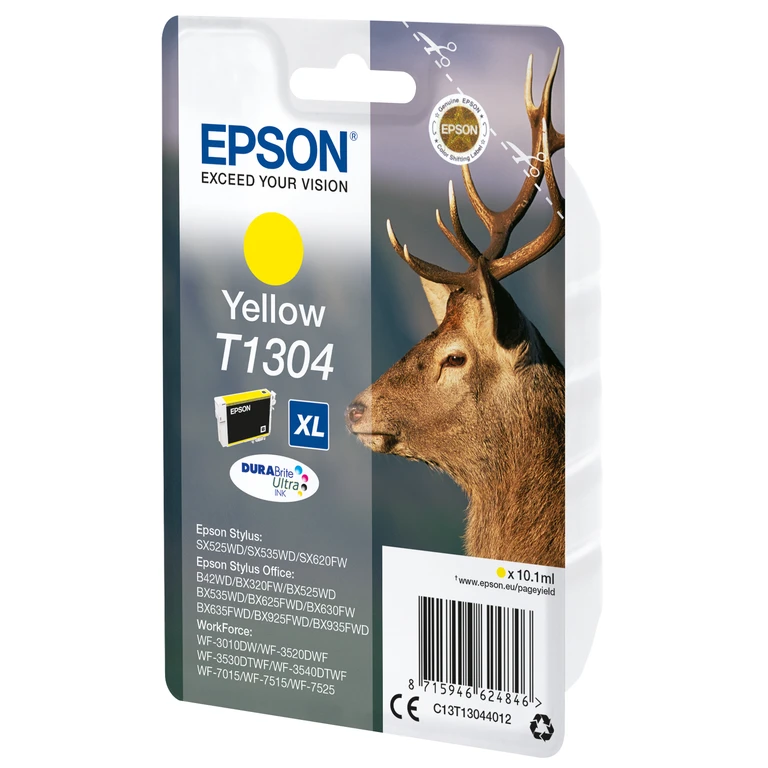 Epson C13T13044012/T1304 Ink cartridge yellow XL. 1.01K pages 10.1ml f