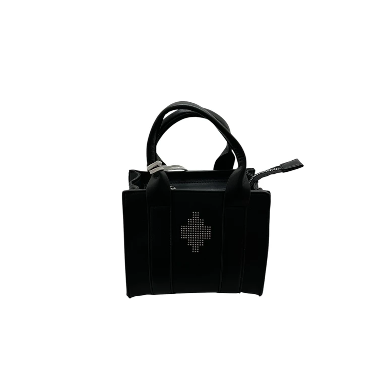 Small Handbag with Women Shoulder Strap County Of Milan logo studs