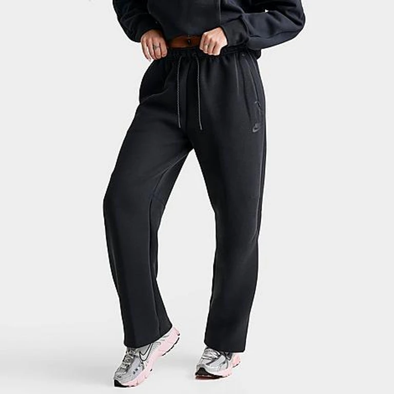 Sportswear Tech Fleece Mid-Rise Oversized Wide-Leg Pants