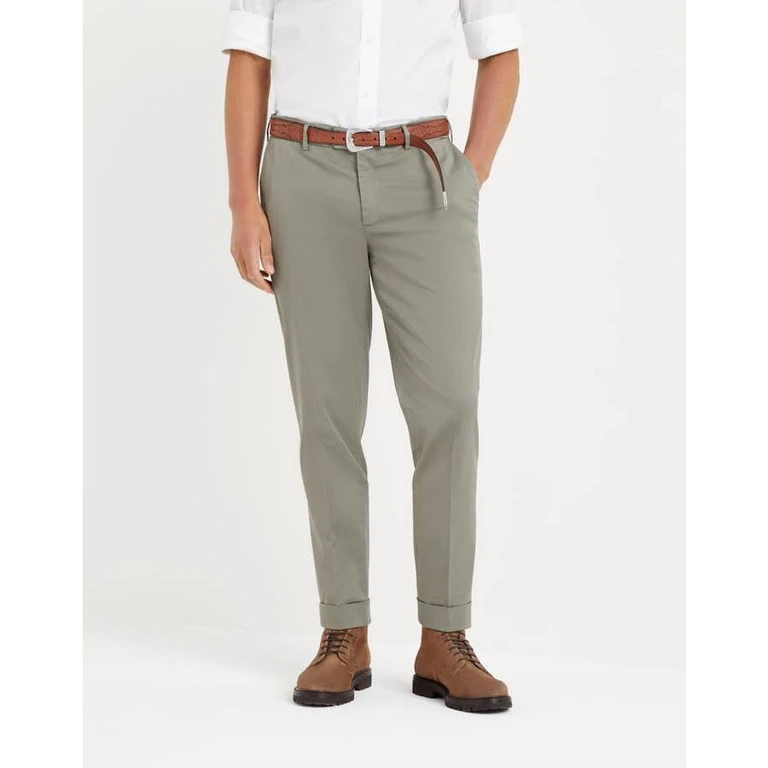 Men's Military Cotton Tapered Trousers