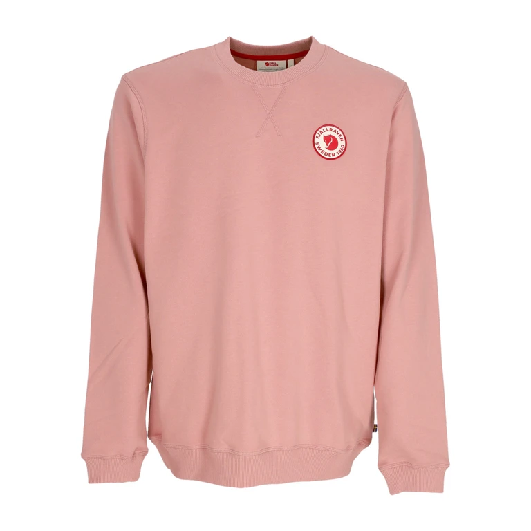 Men's Lightweight Crewneck Sweatshirt 1960 Logo Badge Sweater Dusty Rose