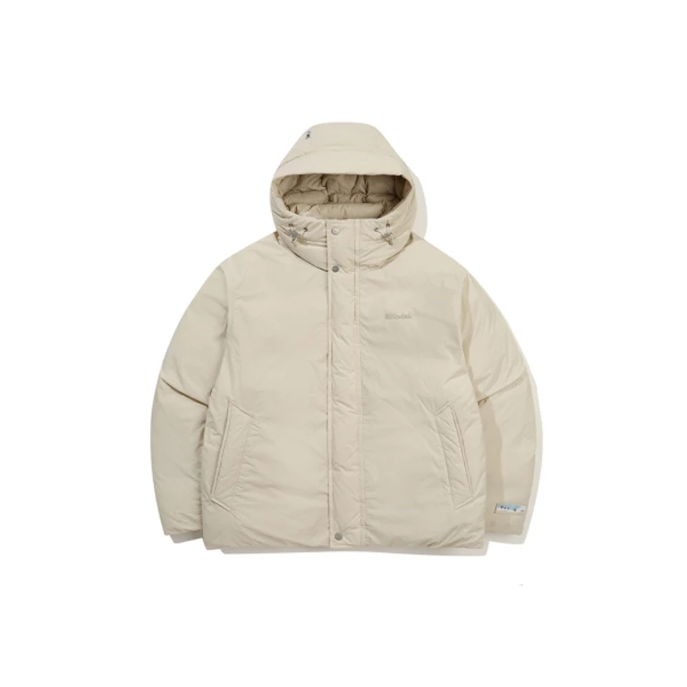 Brownie Cotton Puffer Down Jacket BEIGE