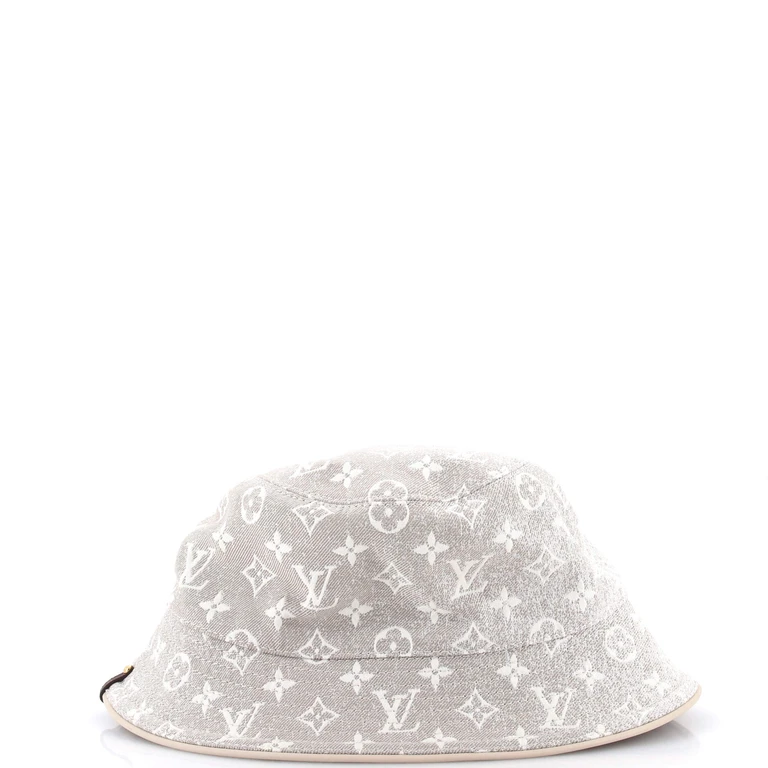 Bob Bucket Hat Monogram Jacquard Denim