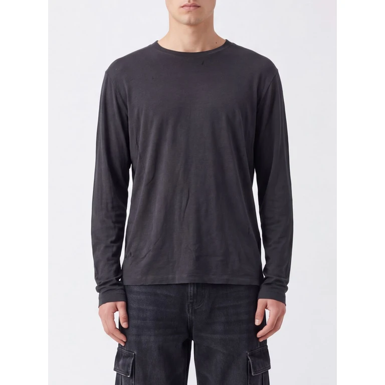 Long-Sleeved Cotton Crew-Neck T-Shirt (MTS9690111)