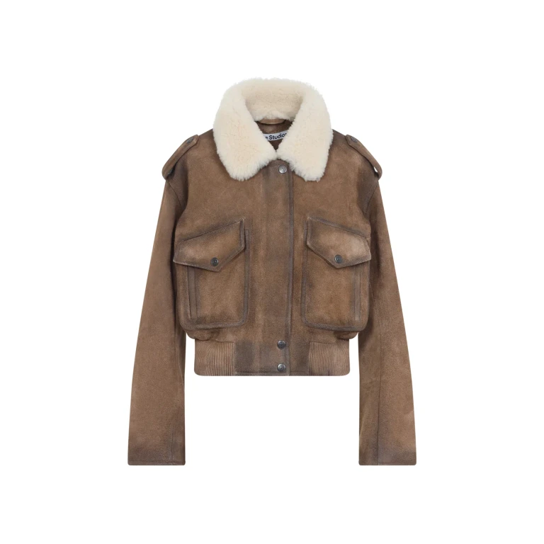 Leather Bomber Jacket