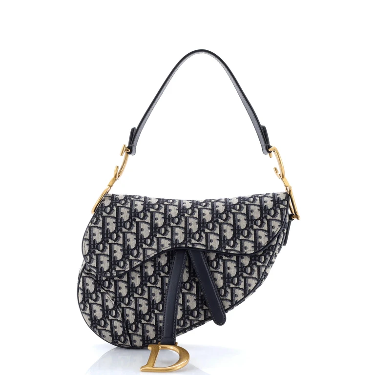 Saddle Handbag Oblique Canvas Medium