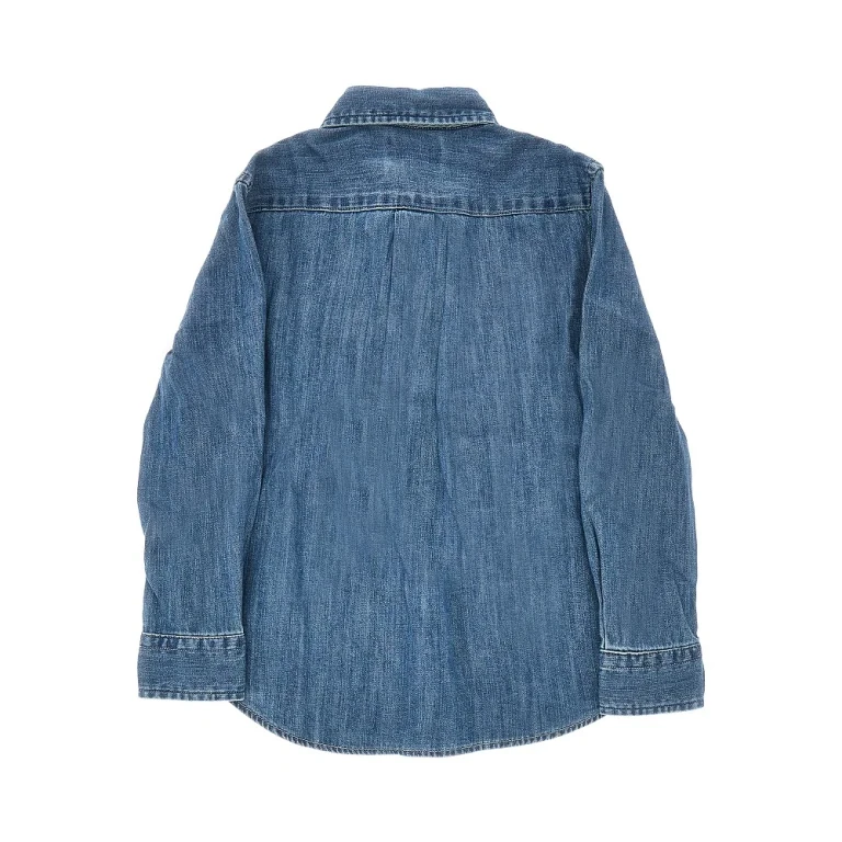 Denim shirt with logo embroidery - KIDS Kids 4Y