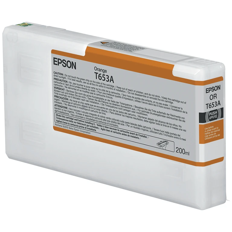 C13T653A00/T653A Ink cartridge orange 200ml for Epson Stylus Pro