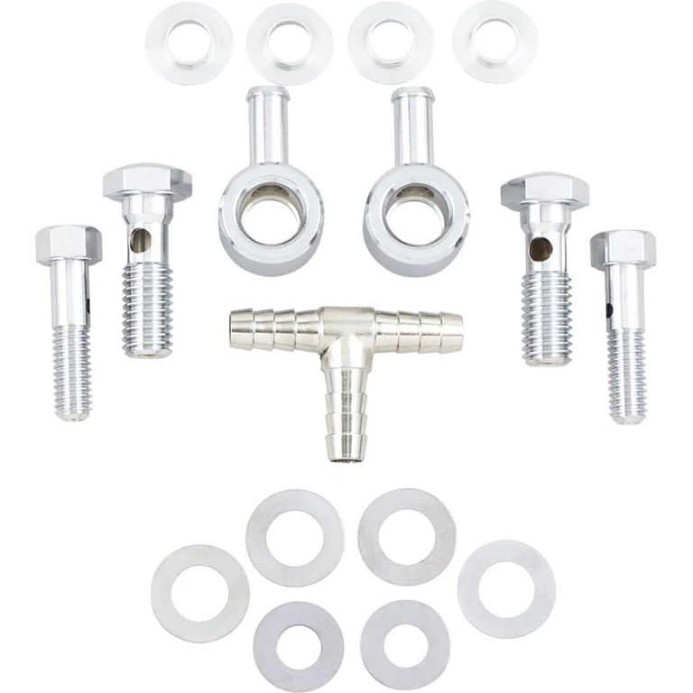 120090-BC105 - Drag Specialties Air Cleaner Breather Kit For Harley Davidson FLHR 1340 1994-1998 - Chrome