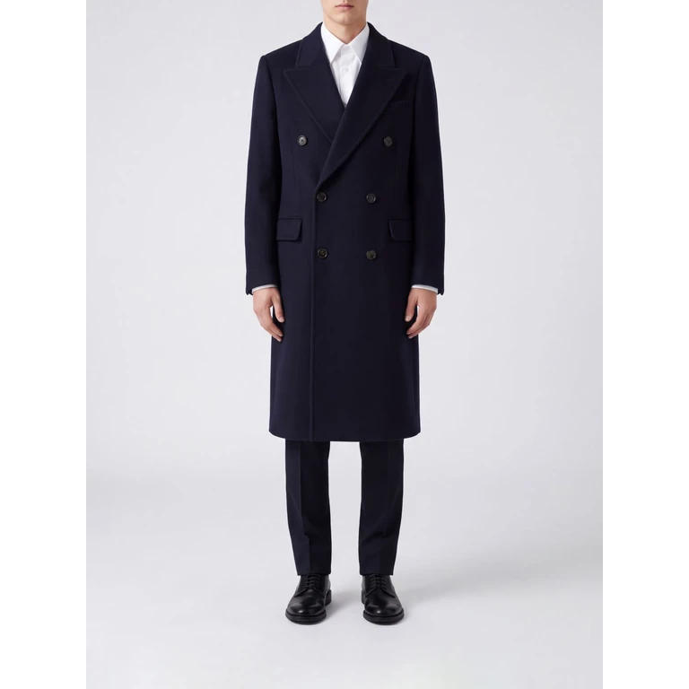 Coat Men color Navy (COFWM660119040690DARKNAVY)