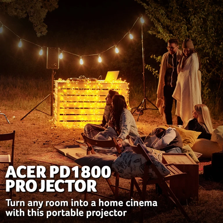 PD1800 projector - 4K Ultra HD, LED, 1,000 ANSI lm