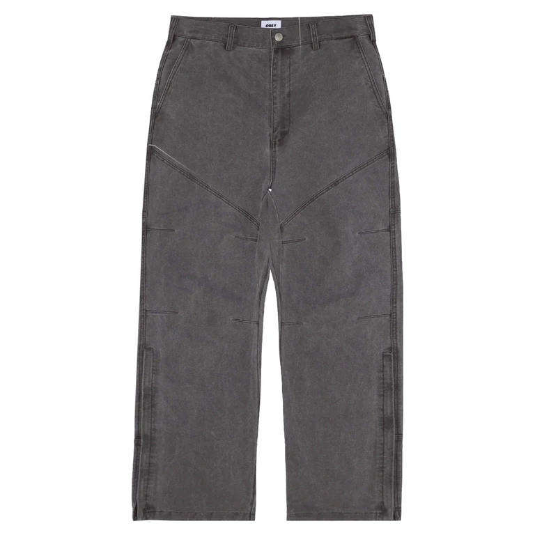 pants trousers Obey lukens trail pant - after dark