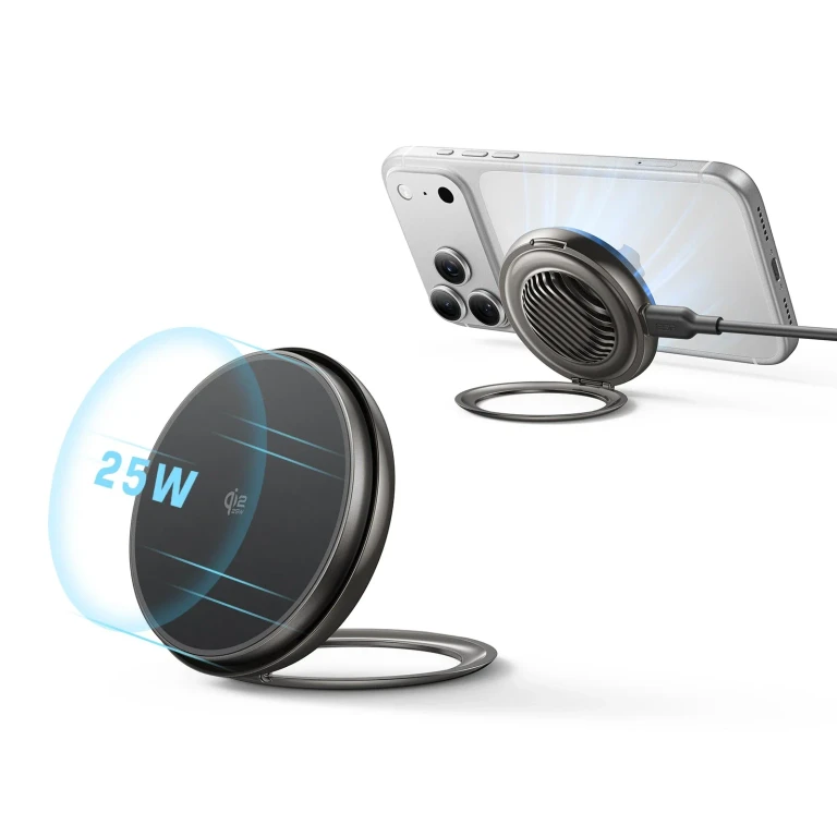 Cyclone 25W Magnetic Charging Pad with CryoBoost - Black - 1 Set - Black / 1 Set