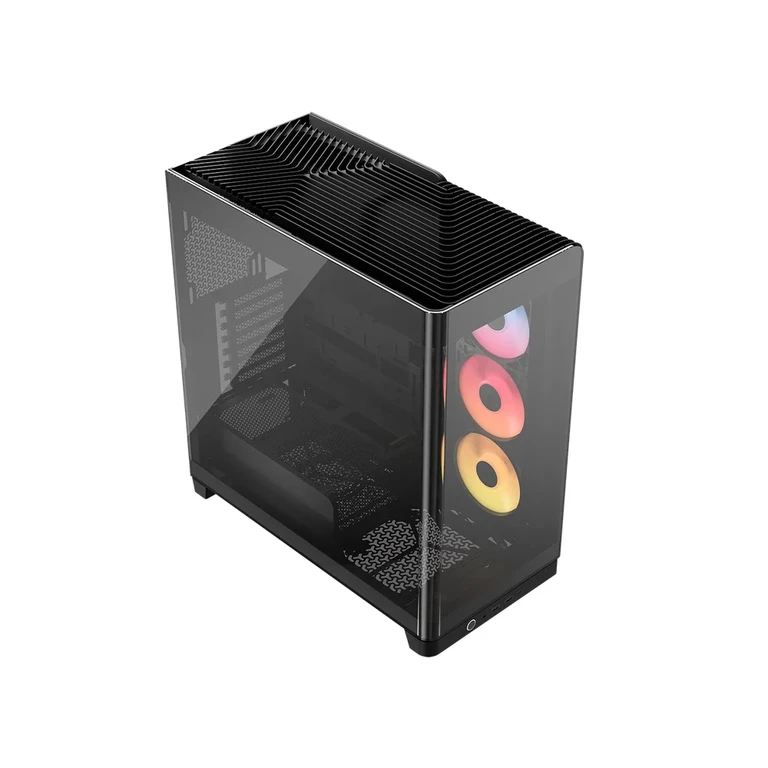 4500X LX-R RGB Tempered Glass Mid-Tower Gaming Case, Black