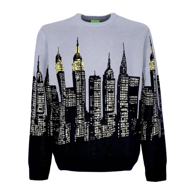 Men's Skyline Crew Sweater Light Blue