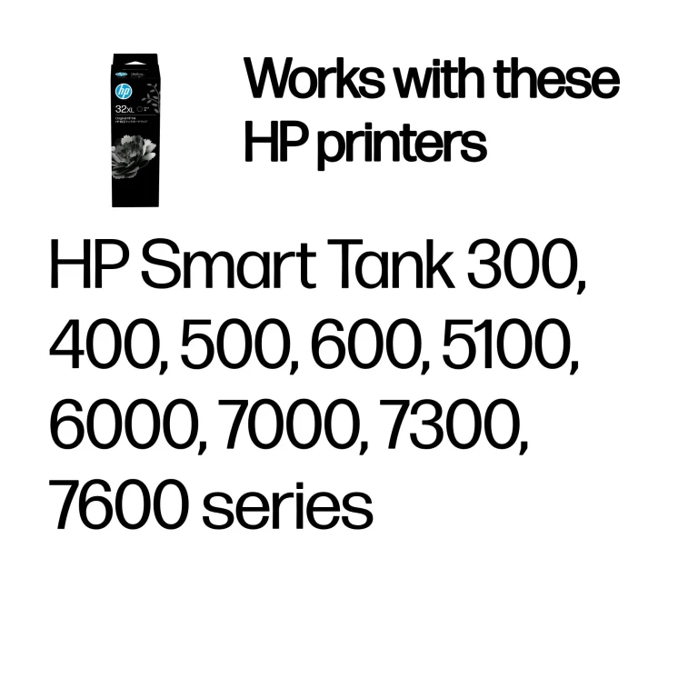 32XL 135-ml Black Original Ink Bottle