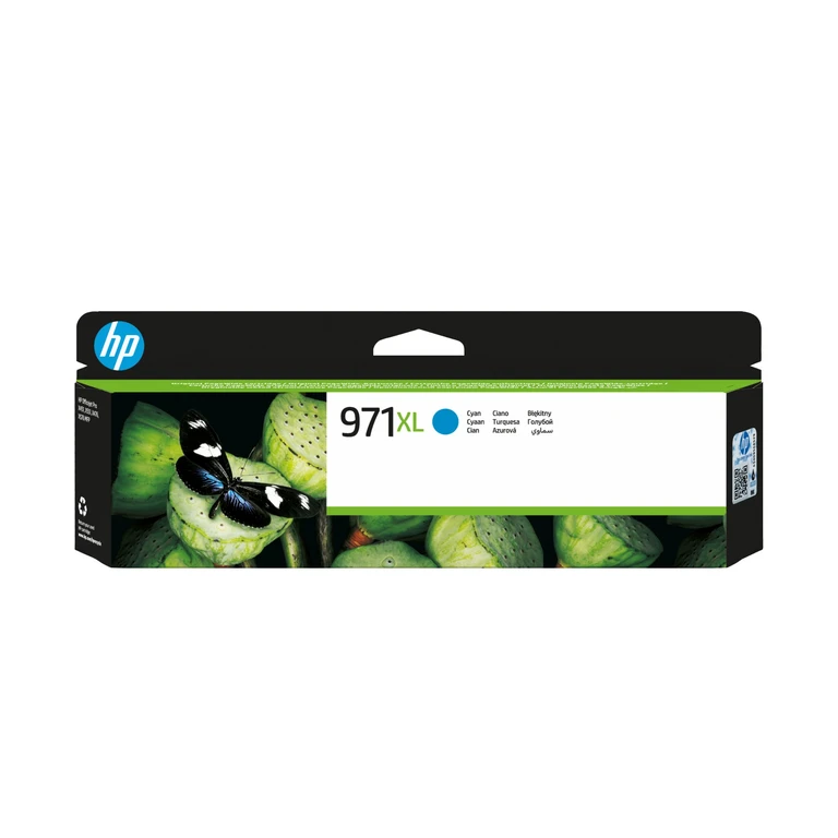 HP CN626AE/971XL Ink cartridge cyan high-capacity. 6.6K pages ISO/IEC