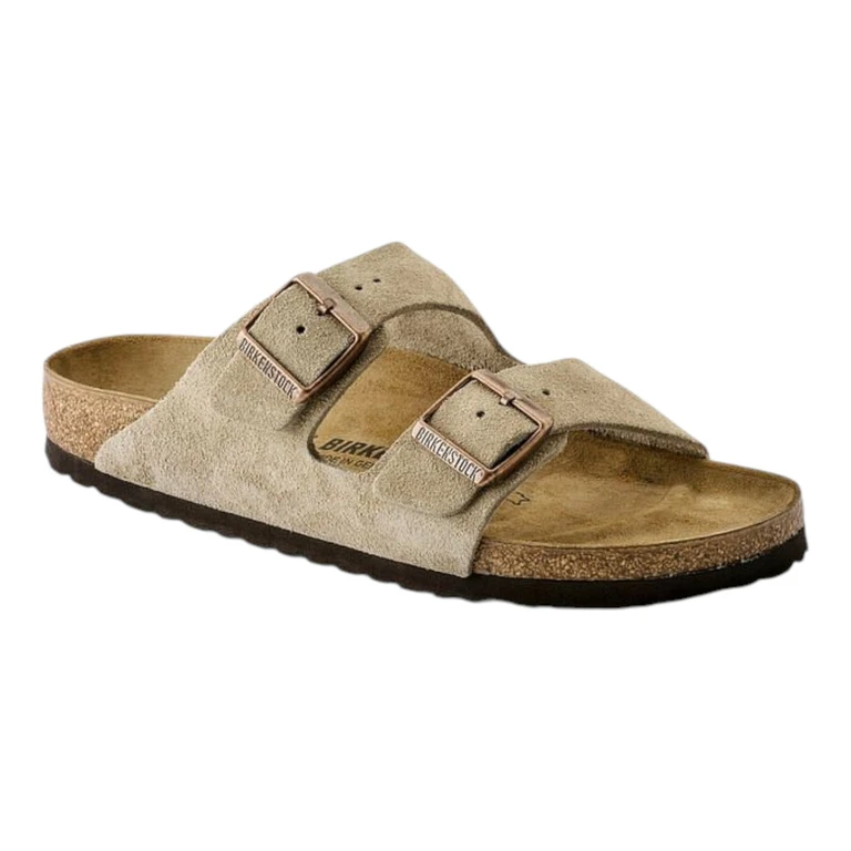 sandals unisex Birkenstock arizona - taupe suede leather