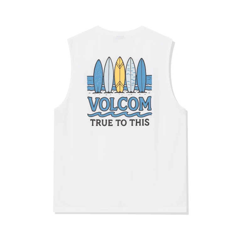 Essential Tank Top Rash Guard (Off White)