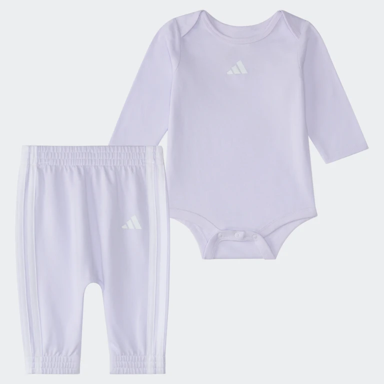 Baby 2-Piece Long Sleeve Body Shirt & Elastic Waistband Pant